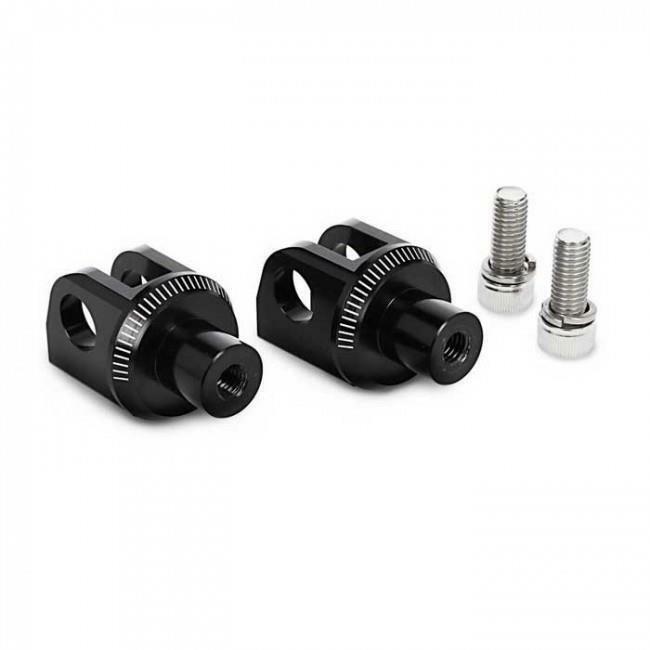 01-'15 for Yamaha FZS1000 FZ1 PUIG Footpeg Adapter 561-06455BK