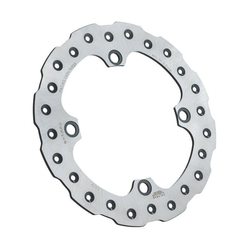 02-'14 for Honda CRF450R JT Rear Brake Rotor Ss Self Cleaning Hon