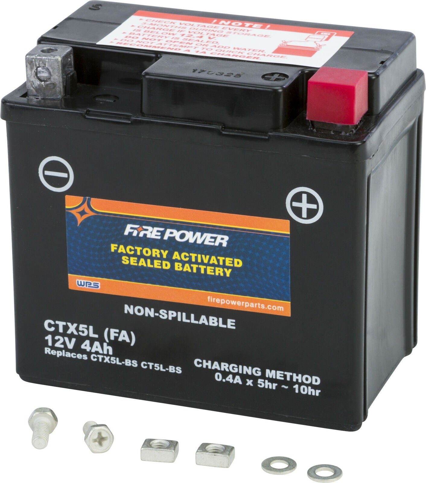 93-'07 for Honda CH80 Elite FIRE POWER Battery Ctx5L Sealed Factory Activated