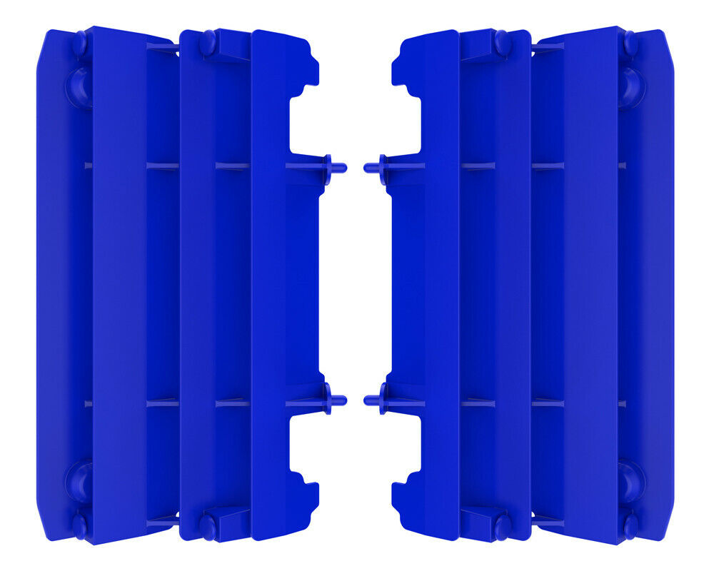 06-'21 for Yamaha YZ125 POLISPORT Radiator Louvers Blue