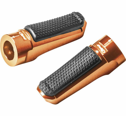 01-'18 for Suzuki GSX-R1000 PUIG Footpegs Racing Rubber Orange