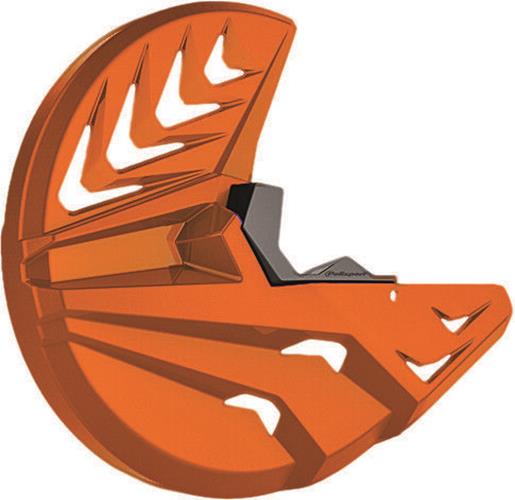 03-'14 for KTM 450 SX-F POLISPORT Disc/Fork Protector Ktm/Hus Orange/Black