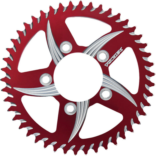00-'10 for Suzuki GSX-R750 Rear Cat5 Sprocket Aluminum 42T-520 Red Suz/Tri