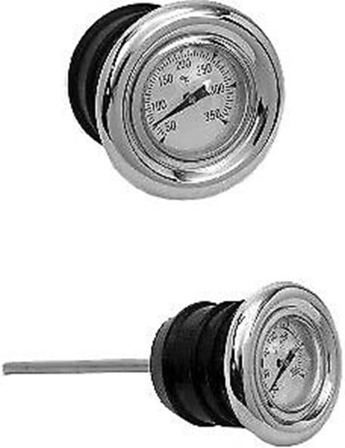 00-'17 for Harley FLSTC Oil Dip Stick W/Temp. Gauge White Most Softail '00-17