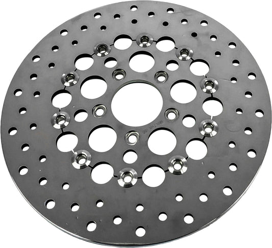 00-'17 for Harley FLSTF Floating Brake Rotor 11.5" Frt Ss Polished 2.22" Id