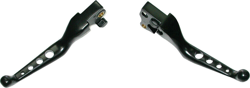 07-'13 for Harley XL1200C Custom Levers 4-Hole Black Xl 07-13 820-54311
