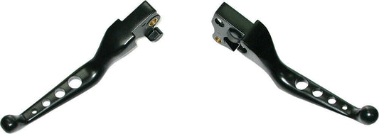 07-'13 for Harley XL1200C Custom Levers 4-Hole Black Xl 07-13 820-54311