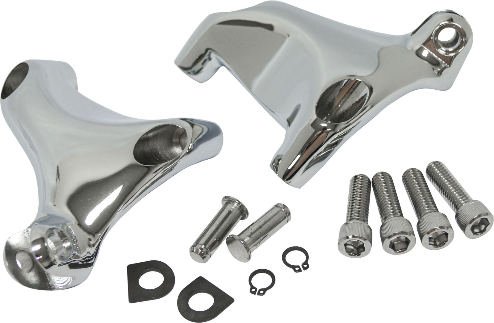 04-'13 for Harley XL1200C Passenger Peg Mounts Chrome Sportster 04-11 820-1985