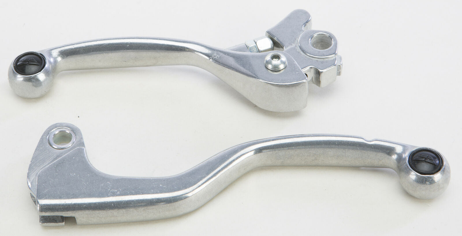 01-'21 for Kawasaki KX85 FLY RACING Pro Shorty Lever Set Polished 567-22280