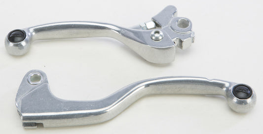 01-'21 for Kawasaki KX85 FLY RACING Pro Shorty Lever Set Polished 567-22280