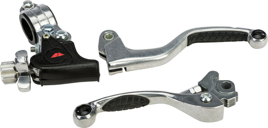 01-'21 for Kawasaki KX85 FLY RACING Easy Pull Pro Kit Standard Black 567-10021
