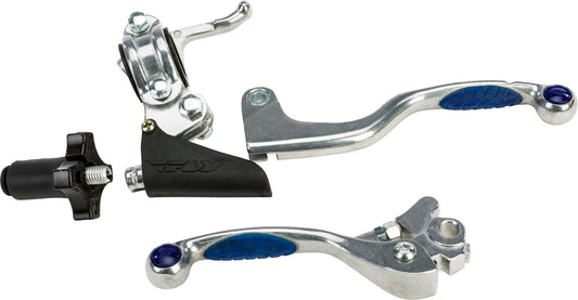 04-'10 for Kawasaki KX250F FLY RACING Pro Perch Combo Blue W/Hot Start 567-10253