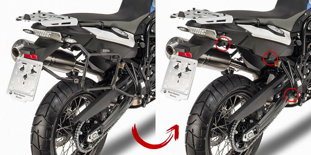 2008-2016 for BMW F800GS GIVI Sidecase Mount PLR5103