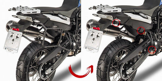 2008-2016 for BMW F800GS GIVI Sidecase Mount PLR5103