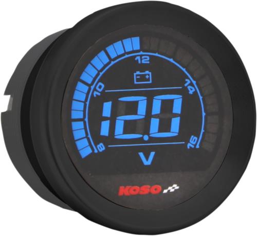 2009-2013 for Harley Tri Glide Ultra Classic FLHTCUTG 2" Voltmeter Gauge Black