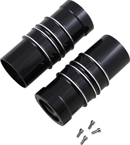 2009-2013 for Harley Tri Glide Ultra Classic FLHTCUTG Fork Bellows Black Ripper