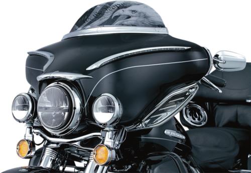 2009-2013 for Harley Tri Glide Ultra Classic FLHTCUTG Fairing Dragon Wing Smoke