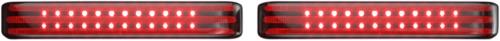 2010-2013 for Harley Road Glide Custom FLTRX Saddlebag Lights SS6 Black/Smoke