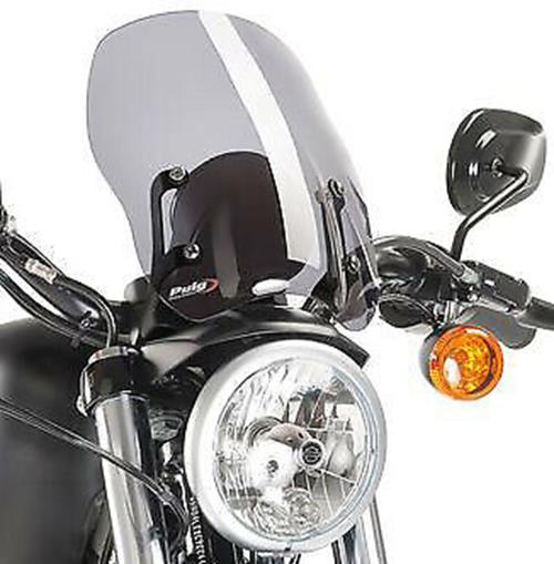 04-20 for Harley XL883/04-17 XL1201 Puig Touring Windscreen Smoke