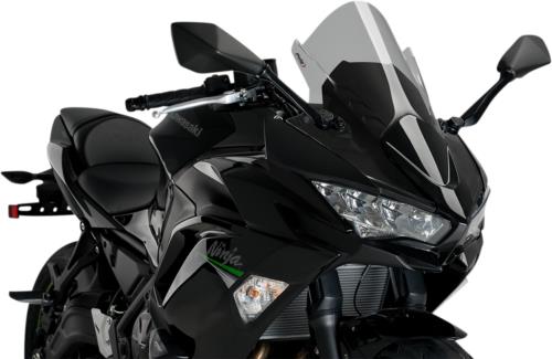 2020 for Kawasaki EX650 Ninja 650 PUIG HI-TECH PARTS Race Windscreen Smoke 3881H