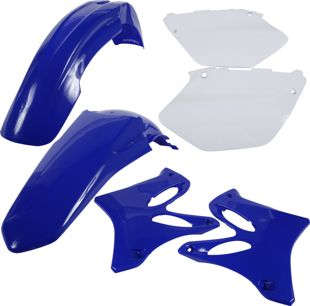 02-05 for Yamaha YZ 250 ACERBIS Standard Replacement Body Kit OE Blue/White