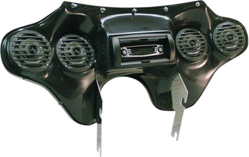 99-22 for Harley FLHR Hoppe Quadzilla Fairing W/ Stereo Receiver