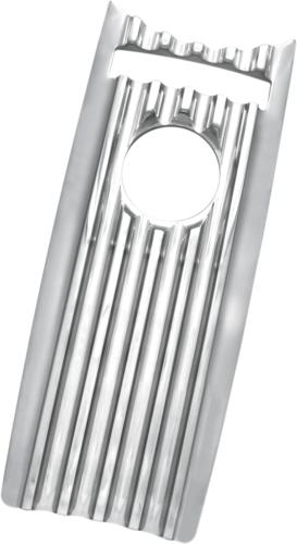 09-19 for Harley Road King EFI FLHR COVINGTONS Dash Insert Finned Chrome C1233-C