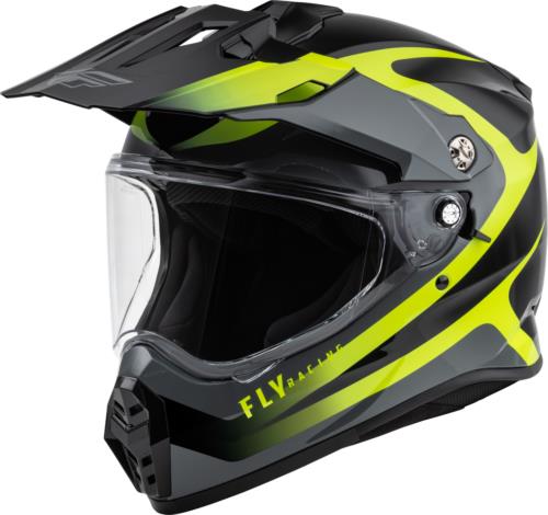 Fly Racing Trekker Pulse Helmet 2XL Black/Hi Viz – Conex Cycle