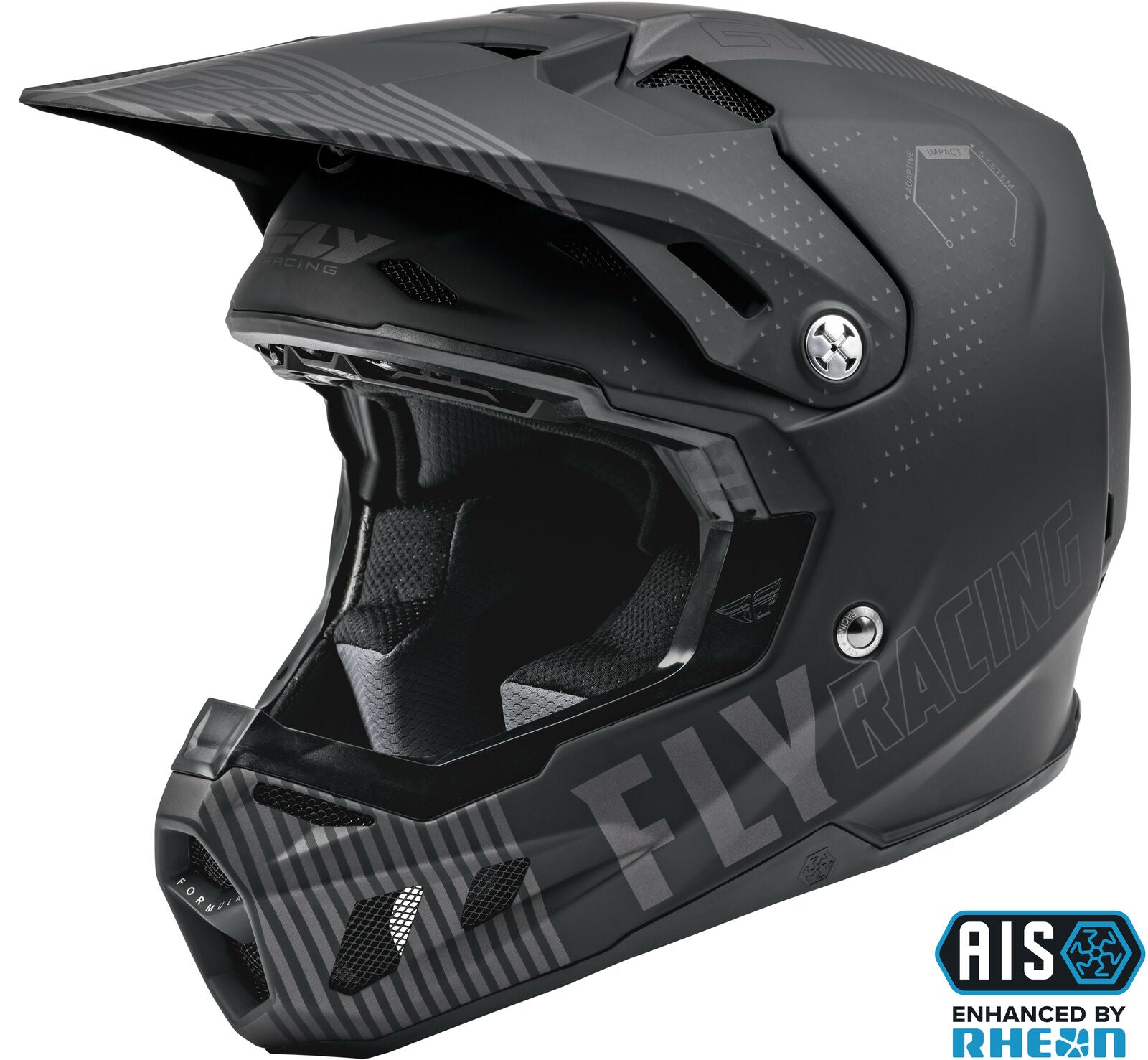 Fly Racing Formula CC Primary Helmet XL Black/Grey – Conex Cycle