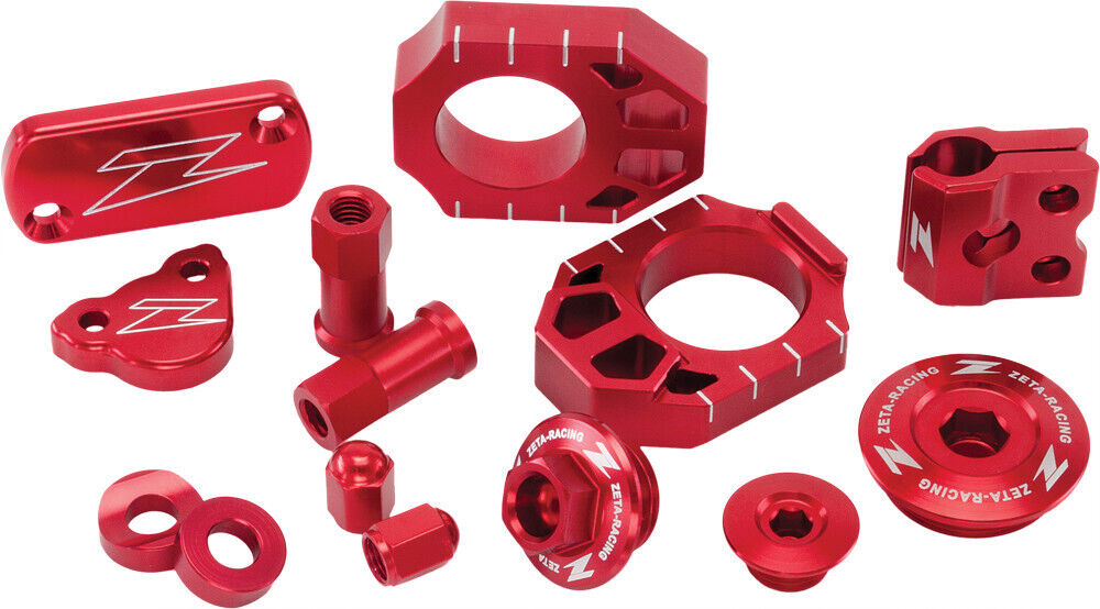 2009-2018 for Kawasaki KX450F ZETA Billet Kit Kawasaki Red ZE51-2132