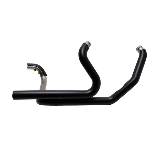 2009-2016 for Harley FLHR FIREBRAND Smoothbore Header Black Touring `09-16