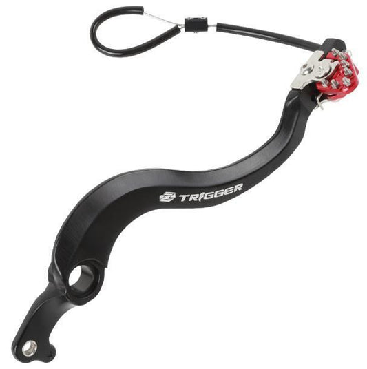 2008-2019 for Suzuki RM-Z450 ZETA Trigger Brake Pedal Red Suz ZE90-7222