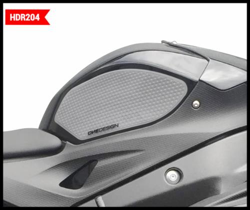 2009-2018 for BMW S1000RR ONE EMBLEMS Hdr Tank Side Pad Clear Bmw HDR204