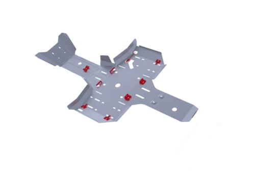 2011-2021 for Kawasaki KVF750 Brute Force 4X4i [IRS] Central Skid Plate Alloy