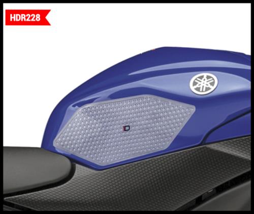 2008-2016 for Yamaha YZF-R6 ONE EMBLEMS Hdr Tank Side Pad Clear Yam HDR 228