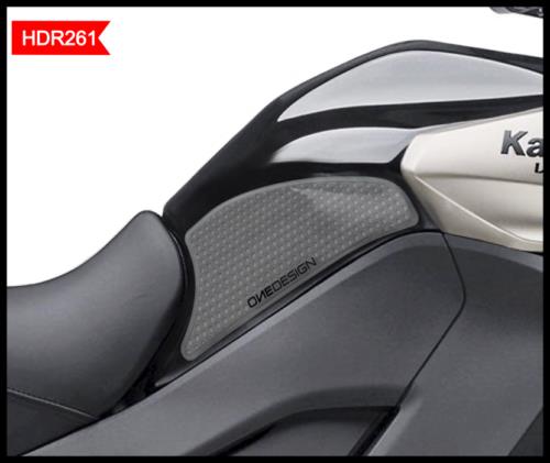 2016-2019 for Kawasaki KLZ1000 Versys LT ONE EMBLEMS Hdr Tank Side Pad Clear Kaw