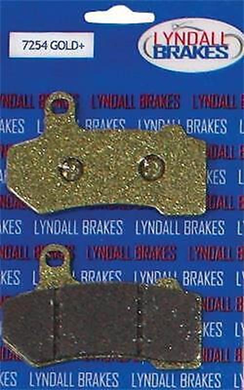 2008-2017 for Harley FLSTC LYNDALL BRAKES Brake Pad Fr G+ 08-12 St 7256 GOLD+