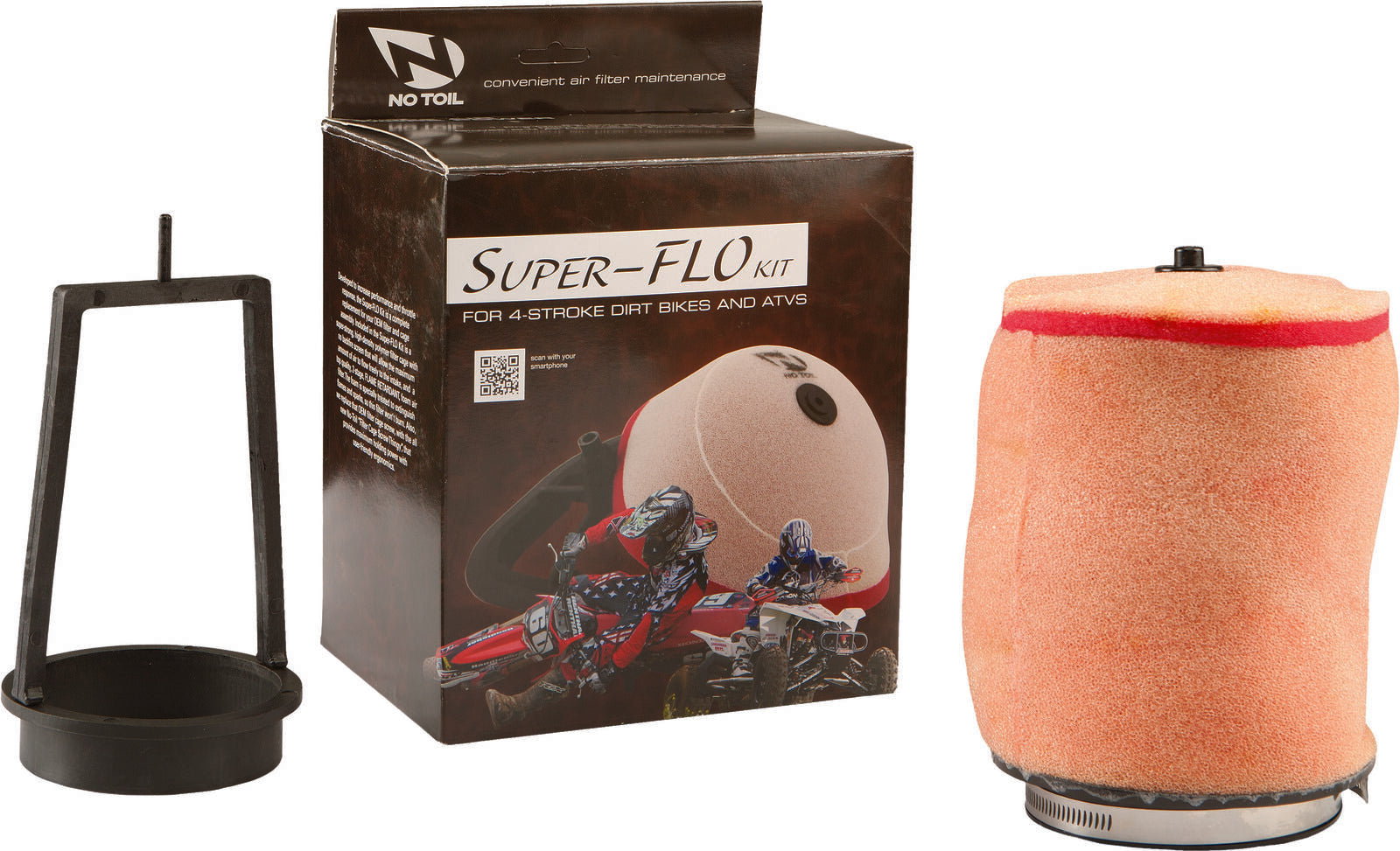 2005-2011, 2013 for Kawasaki KVF650 Brute Force 4X4 [SRA] Super Flo Filter Kit