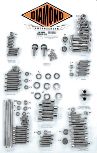 2009-2016 for Harley Road King EFI FLHR Transformation Bolt Kit '07-'16 Touring