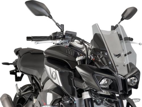 2018-2019 for Yamaha MT-10 PUIG HI-TECH PARTS Race Windscreen Light Smoke 8917H