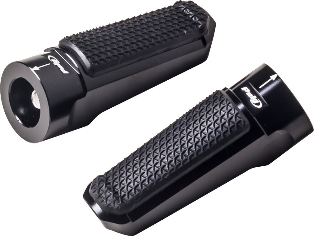 01-'20 for Suzuki GSX-R1000 PUIG Footpegs Racing Rubber Black
