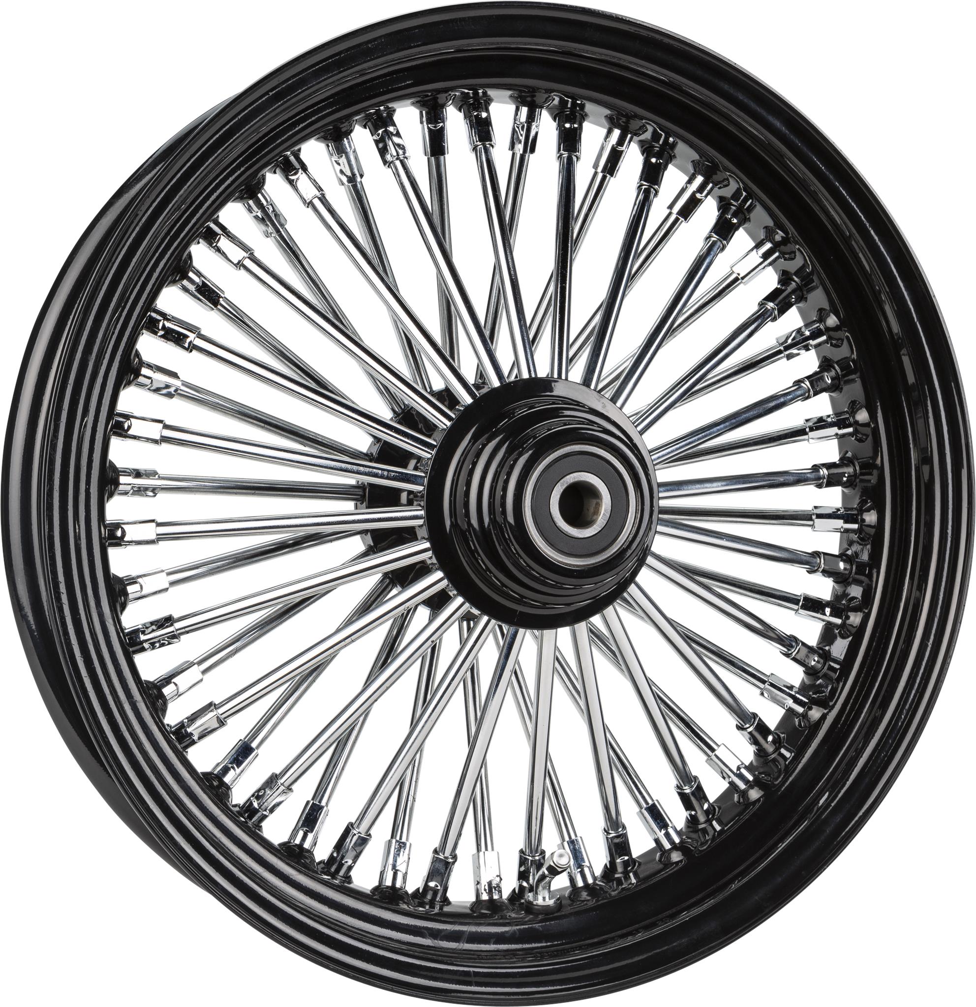 00-'06 for Harley FLSTC Fr 48-Spk Sd Black 16X3.5 Flst-Hub 3/4