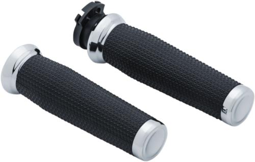 2009-2019 for Kawasaki VN 1700 J Vulcan Vaquero Grips Thresher Metric Chrome