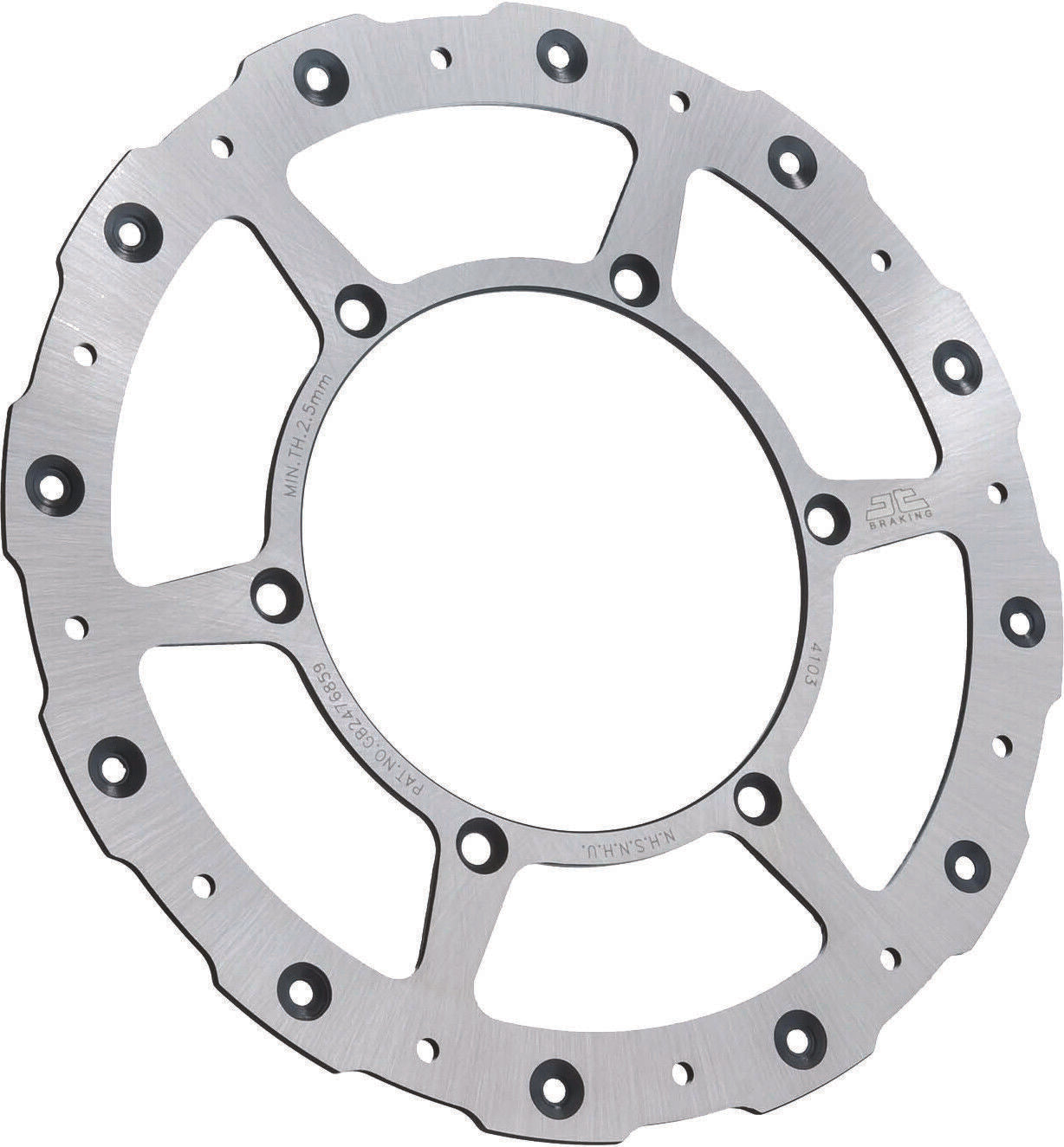 05-'15 for Yamaha YZ450F JT Front Brake Rotor Ss Self Cleaning Yam