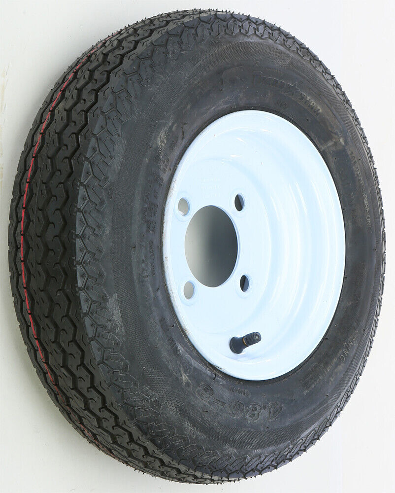 AWC Trailer Tire and Steel Wheel Assembly 8X7 4 ON 4/18.5X8.5-8 