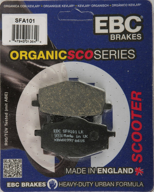 04-'09 for Yamaha YJ125 Vino 125 EBC Brake Pads 153-101