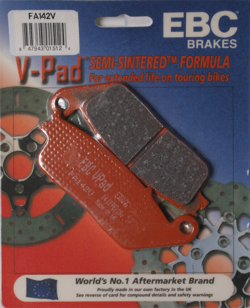 04-'15 for Triumph Thruxton 865 EBC Brake Pads V-Series