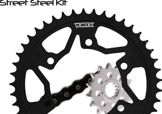 04-'05 for Suzuki GSX-R600 Sprocket/Chain Kit 16/45T Sil Sx3 525-112L Blk