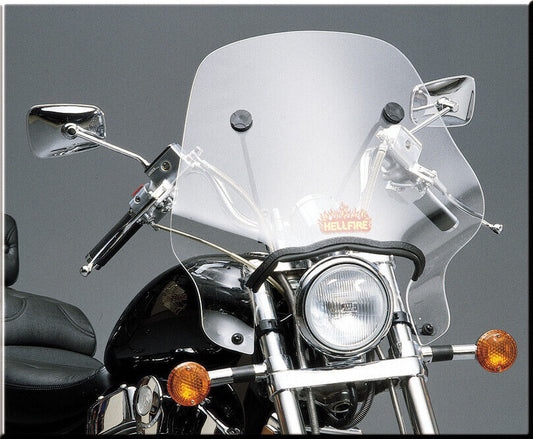 05-18 for Suzuki LS 650 Boulevard S40 SLIPSTREAMER Hellfire Windshield 17" Smoke