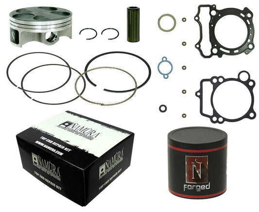 05-'13 for Yamaha WR250F NAMURA Top End Kit Hc Forged 76.94/Std 13.5:1 Gas/Yam